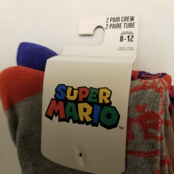 NINTENDO Super Mario Socks - 2 pack - Picture 5 of 7